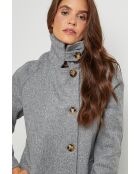 Manteau long Arielle Gris