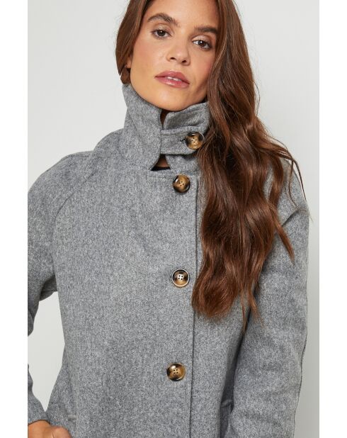 Manteau long Arielle Gris