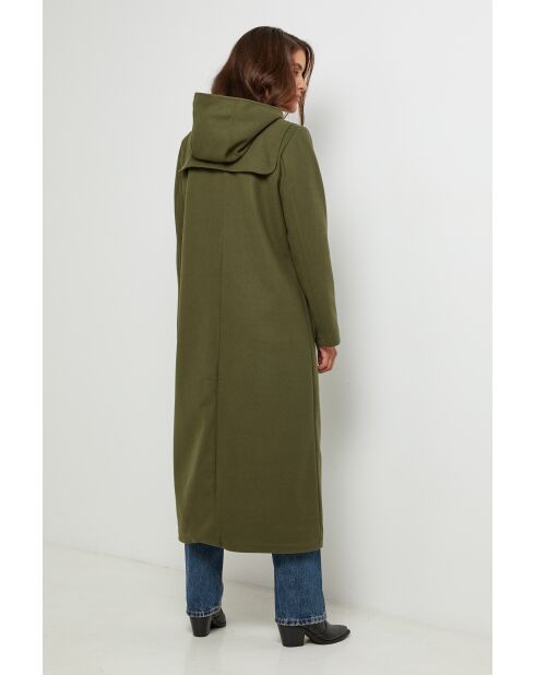 Manteau long à capuche Susan Kaki