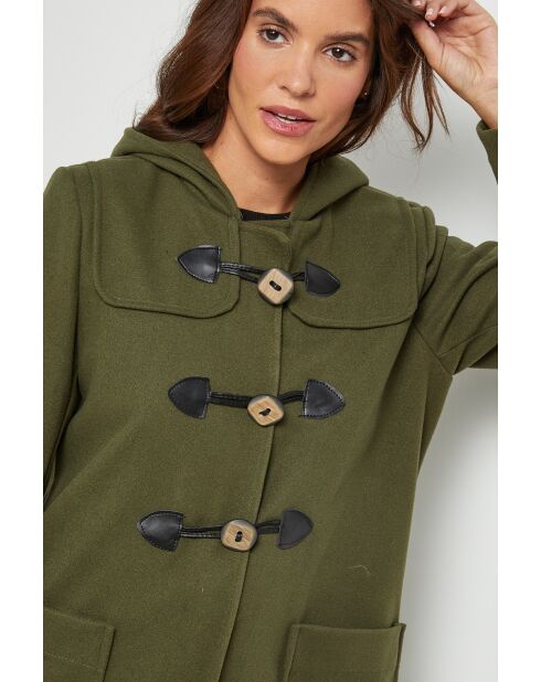 Manteau long à capuche Susan Kaki