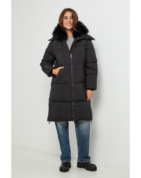 Doudoune mi-long Luna Noire