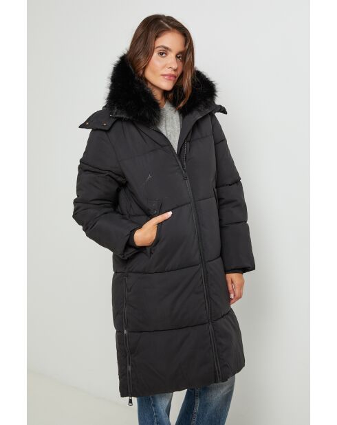 Doudoune mi-long Luna Noire