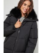 Doudoune mi-long Luna Noire