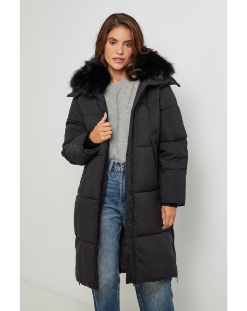 Doudoune mi-long Luna Noire