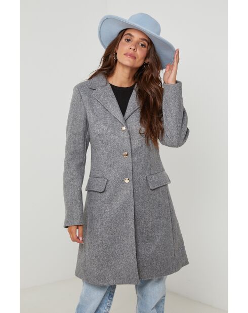 Manteau femme Gris