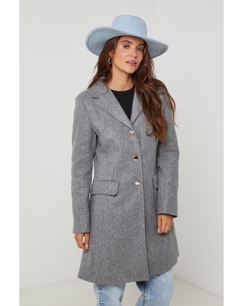Manteau femme Gris