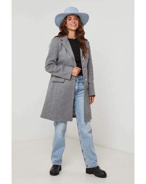 Manteau femme Gris