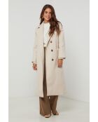 Arielle Beige lange jas