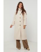 Arielle Beige lange jas