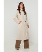 Arielle Beige lange jas