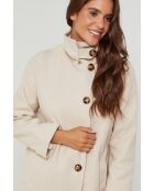 Arielle Beige lange jas