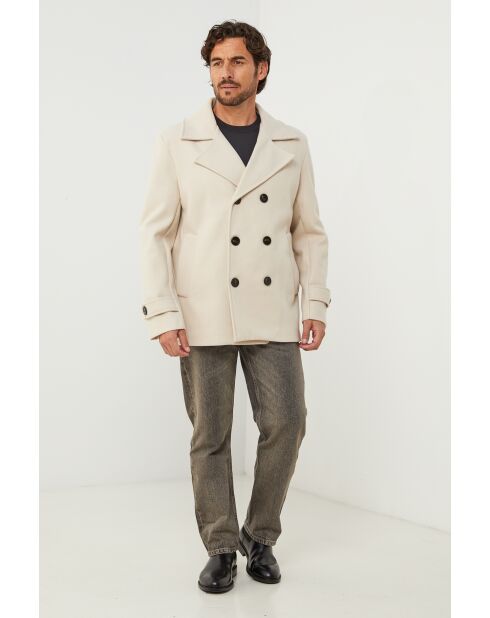 Cappotto di media lunghezza beige Vivienne