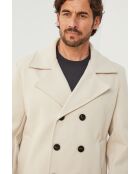 Cappotto di media lunghezza beige Vivienne