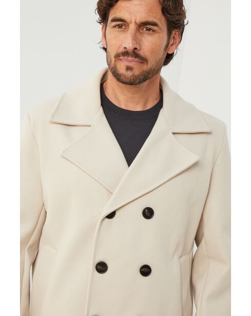 Cappotto di media lunghezza beige Vivienne