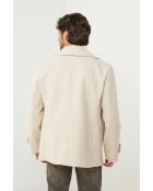 Cappotto di media lunghezza beige Vivienne