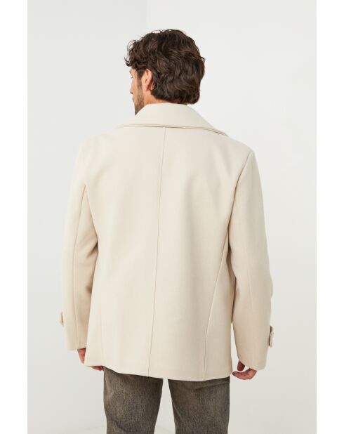 Cappotto di media lunghezza beige Vivienne