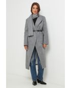 Manteau long Elia Gris