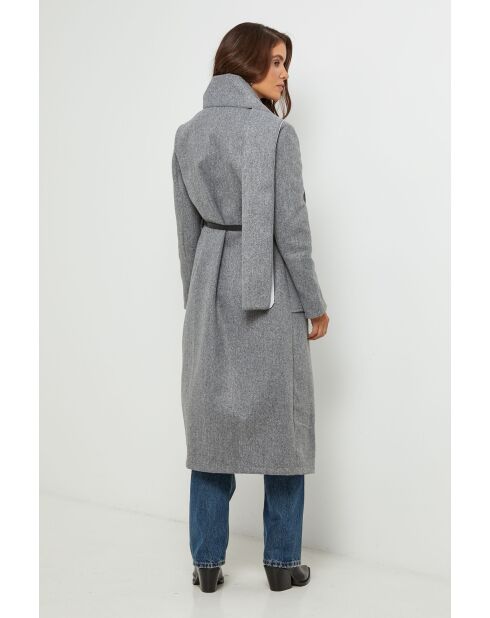 Manteau long Elia Gris