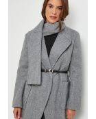 Manteau long Elia Gris