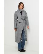 Manteau long Elia Gris
