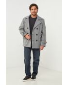 Manteau mi-long Vivienne Gris