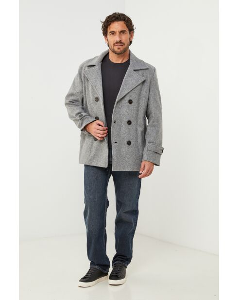 Manteau mi-long Vivienne Gris