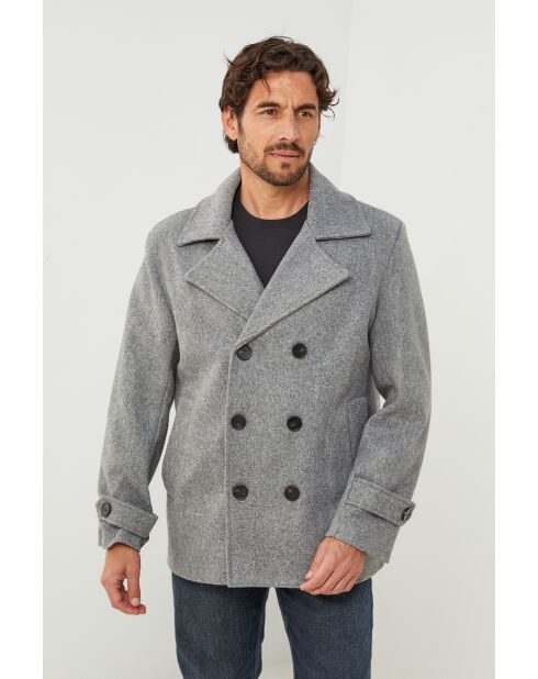 Manteau mi-long Vivienne Gris