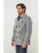 Manteau mi-long Vivienne Gris