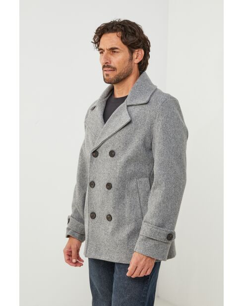 Manteau mi-long Vivienne Gris