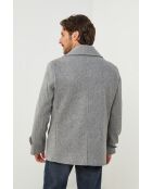 Manteau mi-long Vivienne Gris
