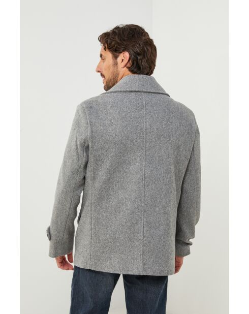 Manteau mi-long Vivienne Gris