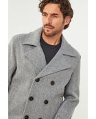 Manteau mi-long Vivienne Gris