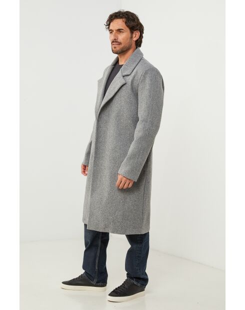 Manteau long Nelly Gris