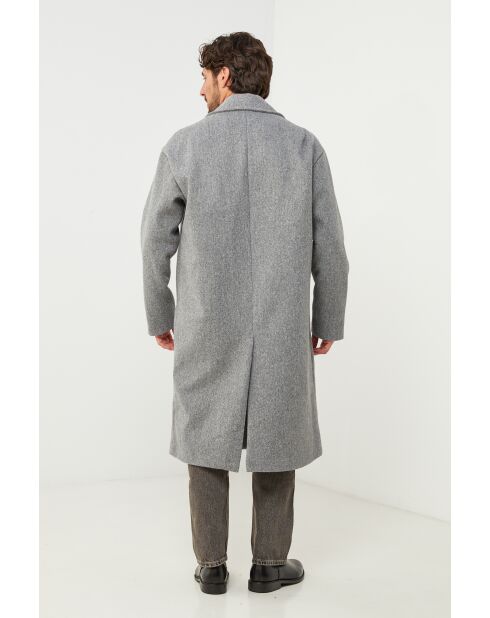 Manteau long Lise Gris