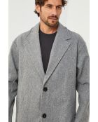 Manteau long Lise Gris