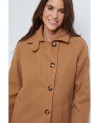 Cappotto lungo Arielle Camel