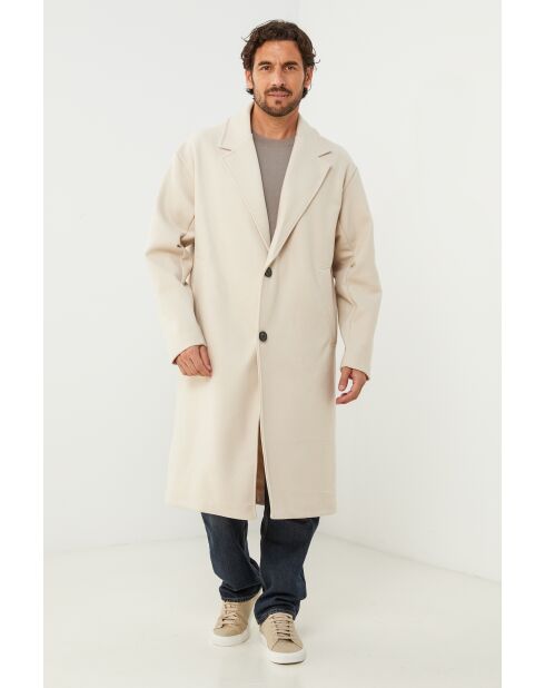 Cappotto lungo Lise Beige