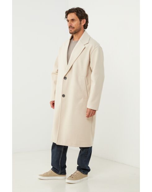 Cappotto lungo Lise Beige