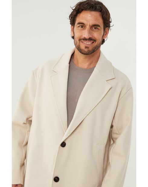 Cappotto lungo Lise Beige