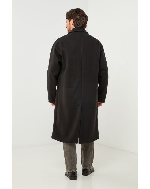 Cappotto lungo nero Lise