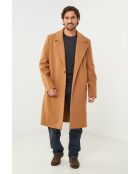Manteau long Nelly Camel