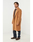 Manteau long Nelly Camel