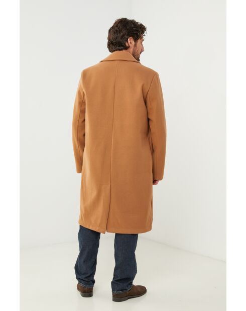 Cappotto lungo Nelly Camel