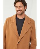 Manteau long Nelly Camel