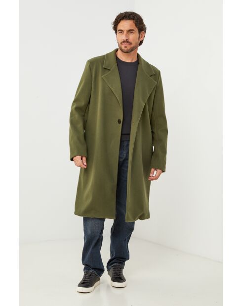 Cappotto lungo Nelly Khaki