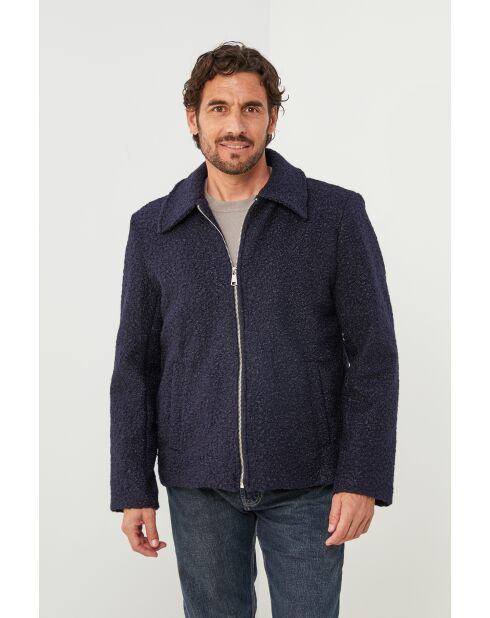 Giacca cappotto con fibbia Marion Marine