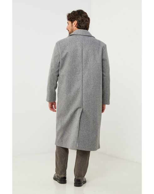 Manteau long Elise Gris