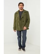 Cappotto di media lunghezza Vivienne Khaki