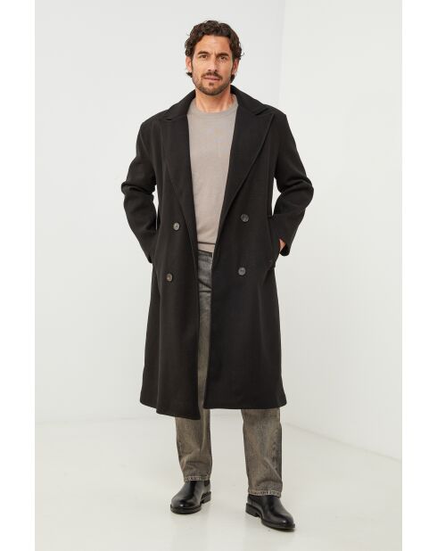 Cappotto lungo nero Elise
