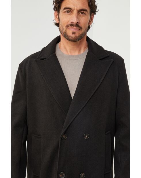 Cappotto lungo nero Elise